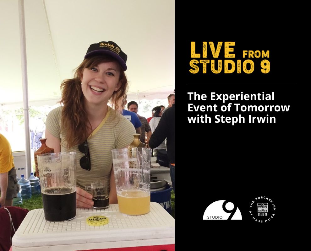 teph Irwin discussing her unique career producing large-scale experiential events for clients like NASCAR, Red Bull, Vans, and celebrities, available on Apple and Spotify